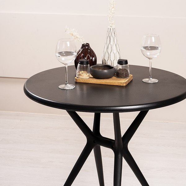 Стол пластиковый GreenTerra Teori T3 (черный)