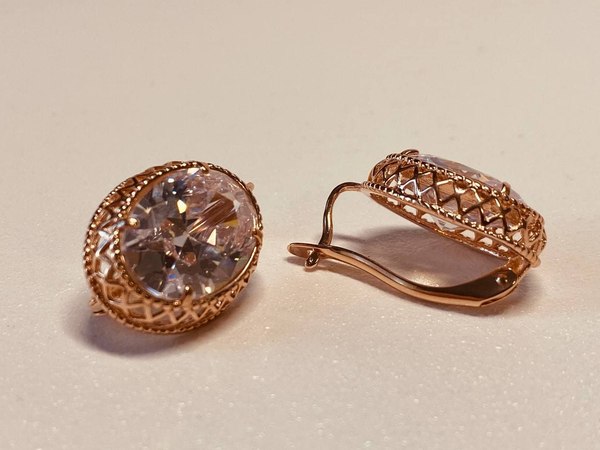 Серьги Wolves Роскошь бриллиантов 1554