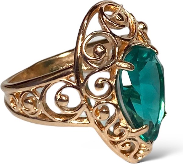 Кольцо Wolves Кошачий глаз 1604 - фото