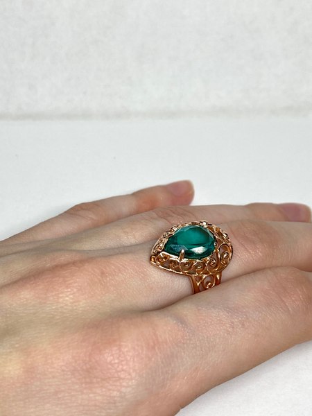 Кольцо Wolves Кошачий глаз 1604