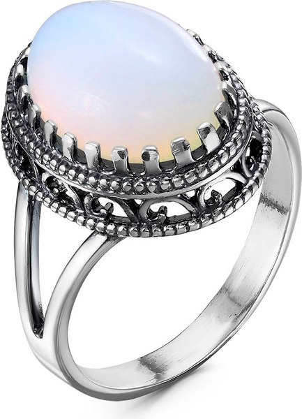 Кольцо Wolves Лунный камень 1609 - фото