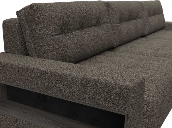 Диван Лига Диванов Лига-053 НПБ Лонг с полками / 128928