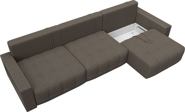 Диван Лига Диванов Лига-053 НПБ Лонг с полками / 128928