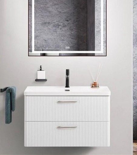 Тумба под умывальник BelBagno DUE-800-2C-SO-BM-P-FH - фото