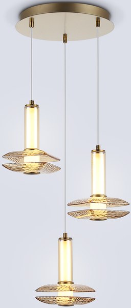 Люстра Ambrella LH31011/3 BS/TI - фото