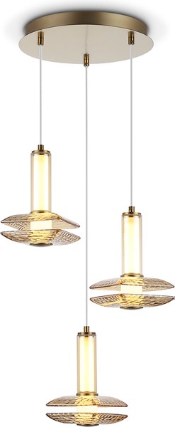 Люстра Ambrella LH31011/3 BS/TI