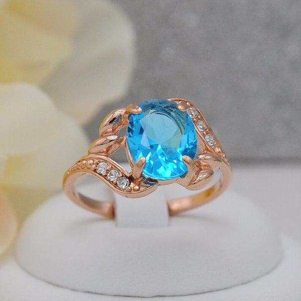 Кольцо Wolves Морская Волна 1678