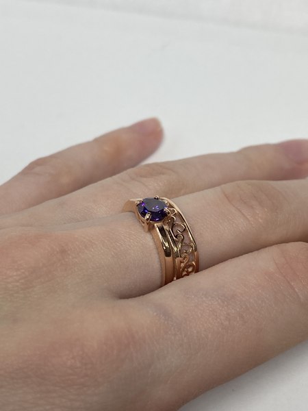 Кольцо Wolves Изящный сапфир Двойное 1717