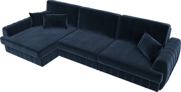 Диван угловой Лига Диванов Лига-057 НПБ Лонг угол левый / 129305L