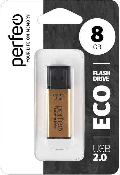 USB flash накопитель Perfeo E03 8GB / PF-E03Gl008ES