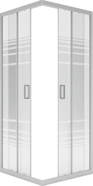 Душевой уголок МетаКам City Trend Grey 90x90x185 - фото