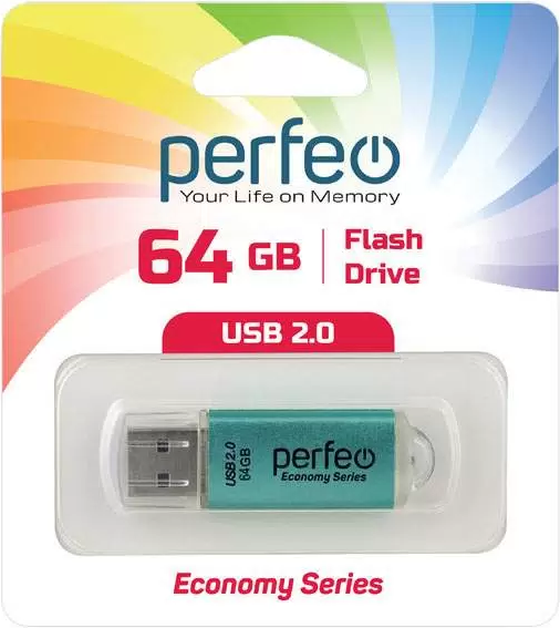 USB flash накопитель Perfeo E01 64GB / PF-E01G064ES