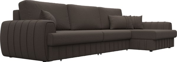 Диван угловой Лига Диванов Лига-057 НПБ Лонг угол правый / 129293