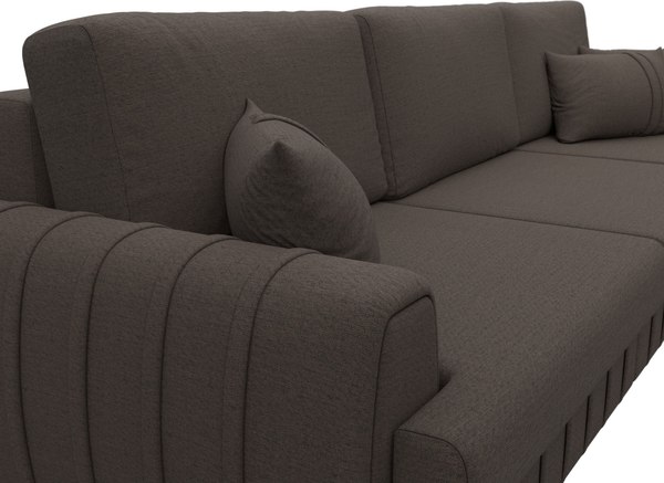 Диван угловой Лига Диванов Лига-057 НПБ Лонг угол правый / 129293