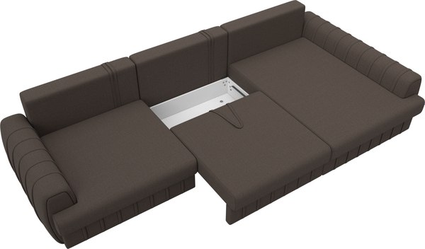 Диван угловой Лига Диванов Лига-057 НПБ Лонг угол правый / 129293