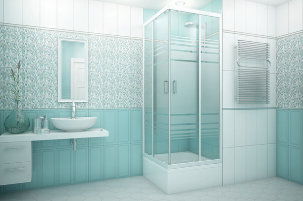 Душевой уголок МетаКам City Trend White 90x90x185 / 556635