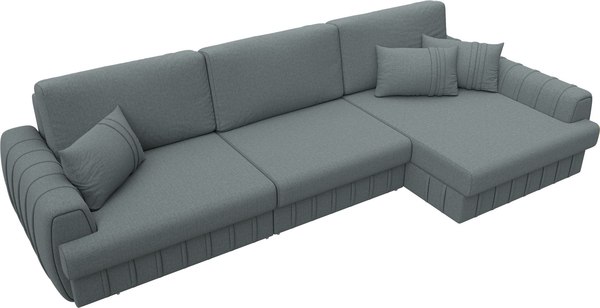 Диван угловой Лига Диванов Лига-057 НПБ Лонг угол правый / 129294