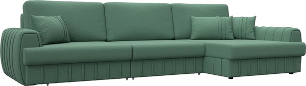 Диван угловой Лига Диванов Лига-057 НПБ Лонг угол правый / 129296 - фото