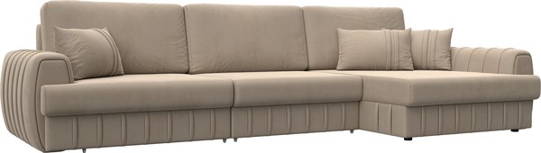 Диван угловой Лига Диванов Лига-057 НПБ Лонг угол правый / 129297 - фото