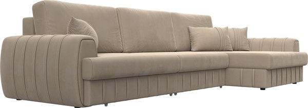 Диван угловой Лига Диванов Лига-057 НПБ Лонг угол правый / 129297