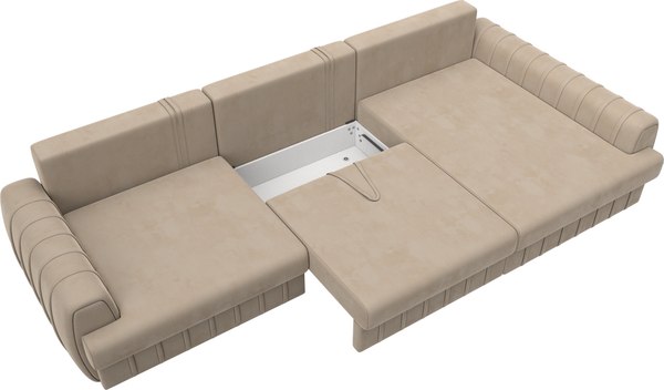 Диван угловой Лига Диванов Лига-057 НПБ Лонг угол правый / 129297