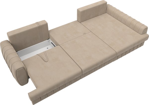 Диван угловой Лига Диванов Лига-057 НПБ Лонг угол правый / 129297