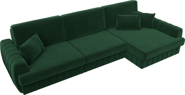 Диван угловой Лига Диванов Лига-057 НПБ Лонг угол правый / 129299