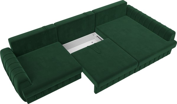 Диван угловой Лига Диванов Лига-057 НПБ Лонг угол правый / 129299