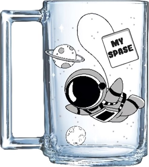 Кружка Luminarc Фитнес Спейс / O0605 - фото