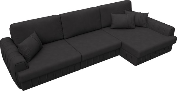 Диван угловой Лига Диванов Лига-057 НПБ Лонг угол правый / 129313