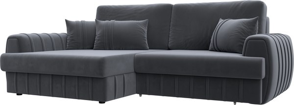 Диван угловой Лига Диванов Лига-057 НПБ угол левый / 129271L - фото