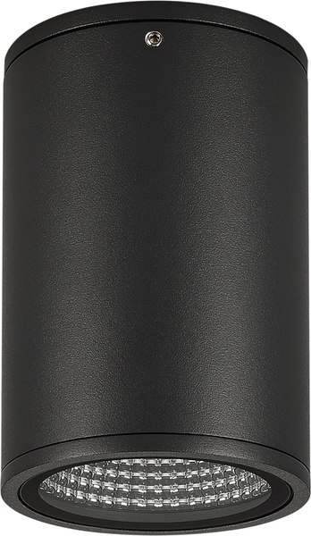 Светильник уличный Arlight LGD-FORMA-SURFACE-R90-12W Warm3000 BK 44deg 230V / 037262 - фото