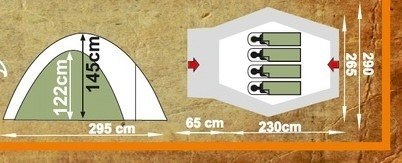 Палатка AVI-Outdoor Haldor 2895-NK