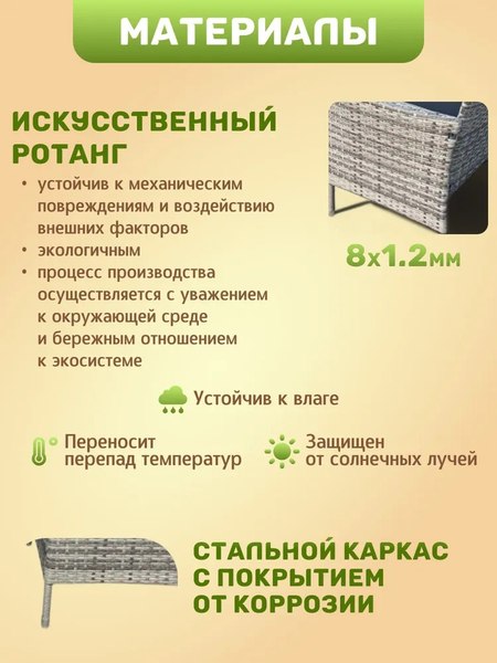 Комплект садовой мебели Sundays XS-RTS011C