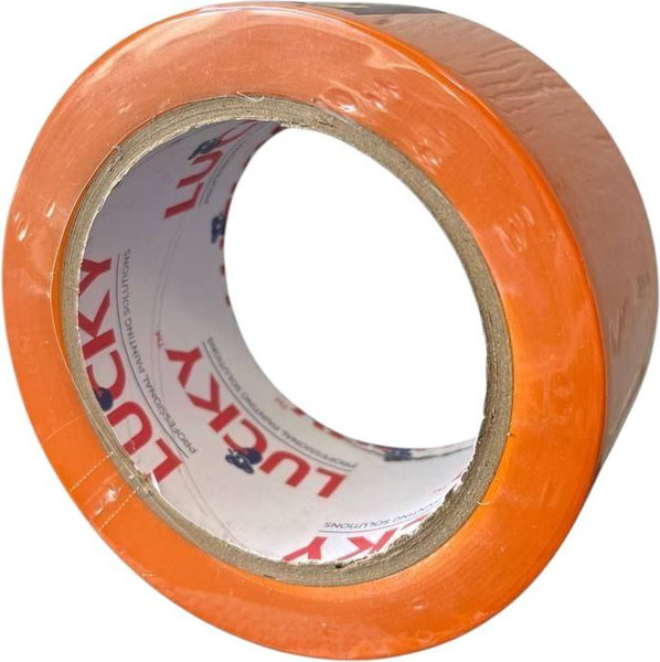 Лента малярная Lucky Tape ПВХ Гладкая 50мм 491850L - фото