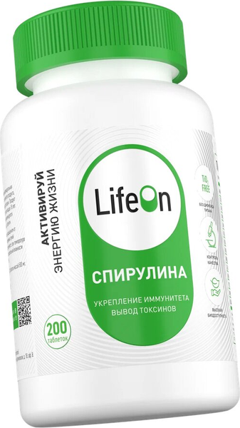 Комплексная пищевая добавка LifeON Спирулина