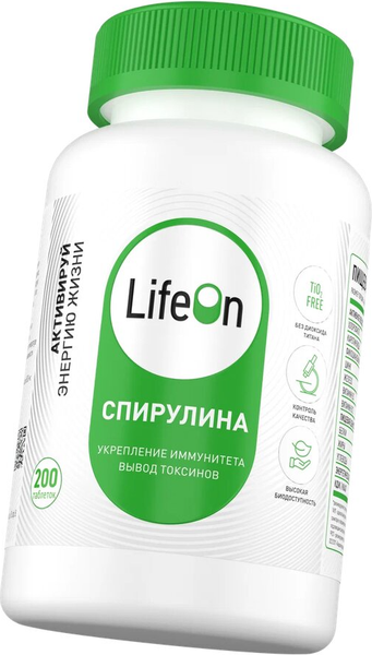 Комплексная пищевая добавка LifeON Спирулина