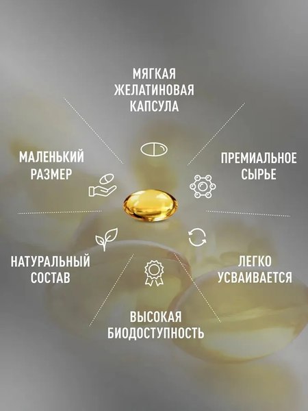 Жирные кислоты LifeON Omega 3 Высокой концентрации