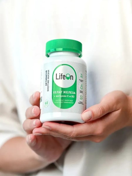 Витаминно-минеральный комплекс LifeON Железо хелат