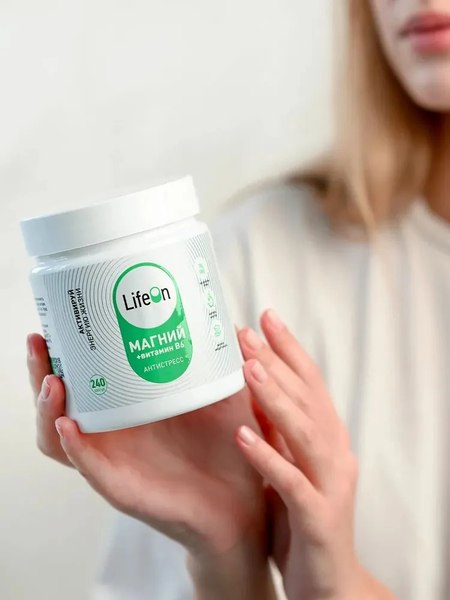 Витаминно-минеральный комплекс LifeON Магний + Витамин В6