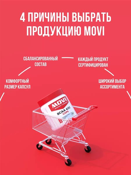 Аминокислоты BCAA Movi 4:1:1