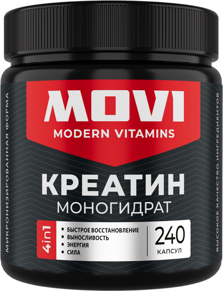 Креатин Movi 240 капсул - фото