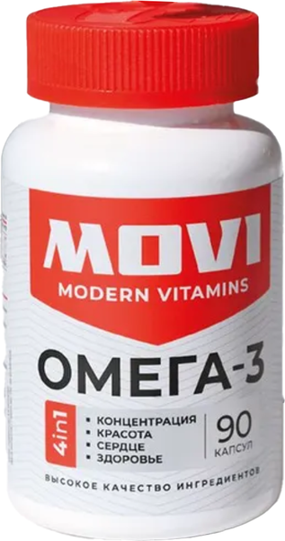 Жирные кислоты Movi Omega-3 900мг - фото