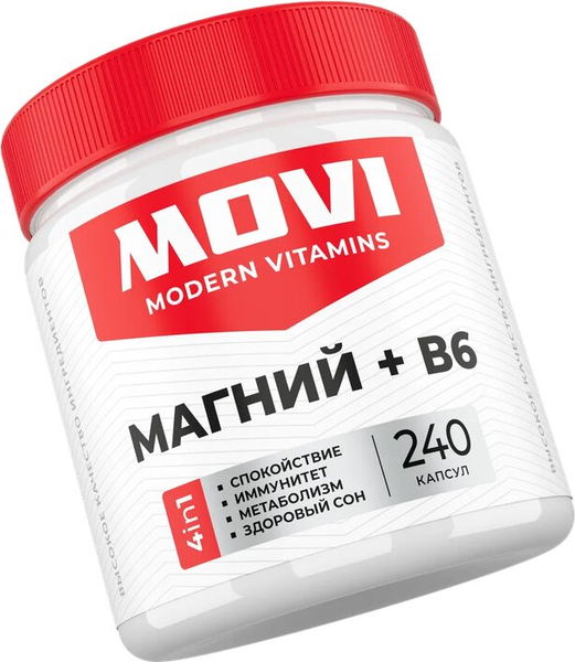 Витаминно-минеральный комплекс Movi Магний с Витамином B6