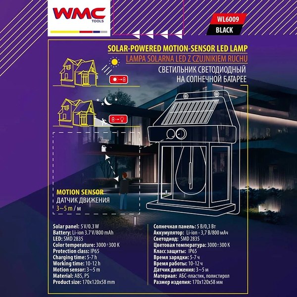 Набор бра уличных WMC Tools WMC-WL6009