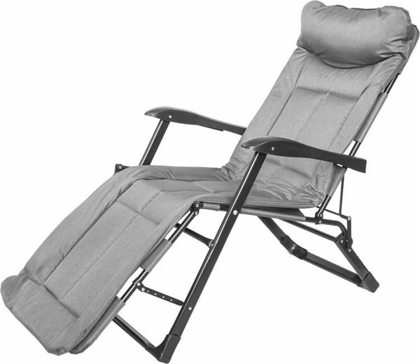 Складной шезлонг WMC Tools WMC-FG-HY-8000LGR - фото