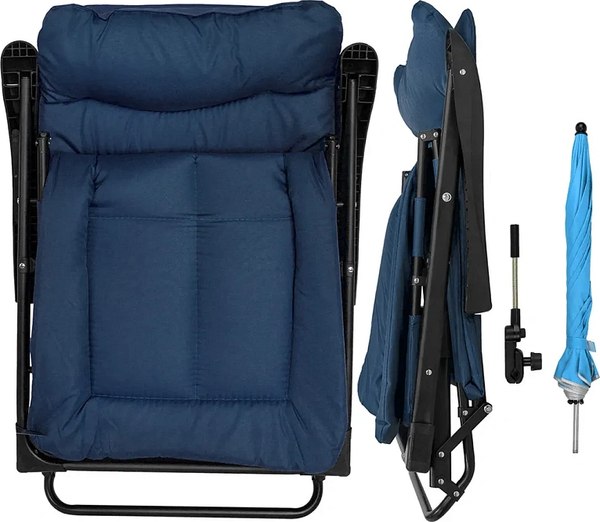 Складной шезлонг WMC Tools WMC-FG-HY-8000B-Z