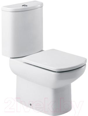 Унитаз напольный Roca Dama Senso Compacto 734151B000 + 7342518000 + ZRU9000040 - фото