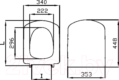 Унитаз напольный Roca Dama Senso Compacto 734151B000 + 7342518000 + ZRU9000040