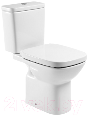 Унитаз напольный Roca Debba 734299700Y + 734199100Y + 8019D0004 - фото